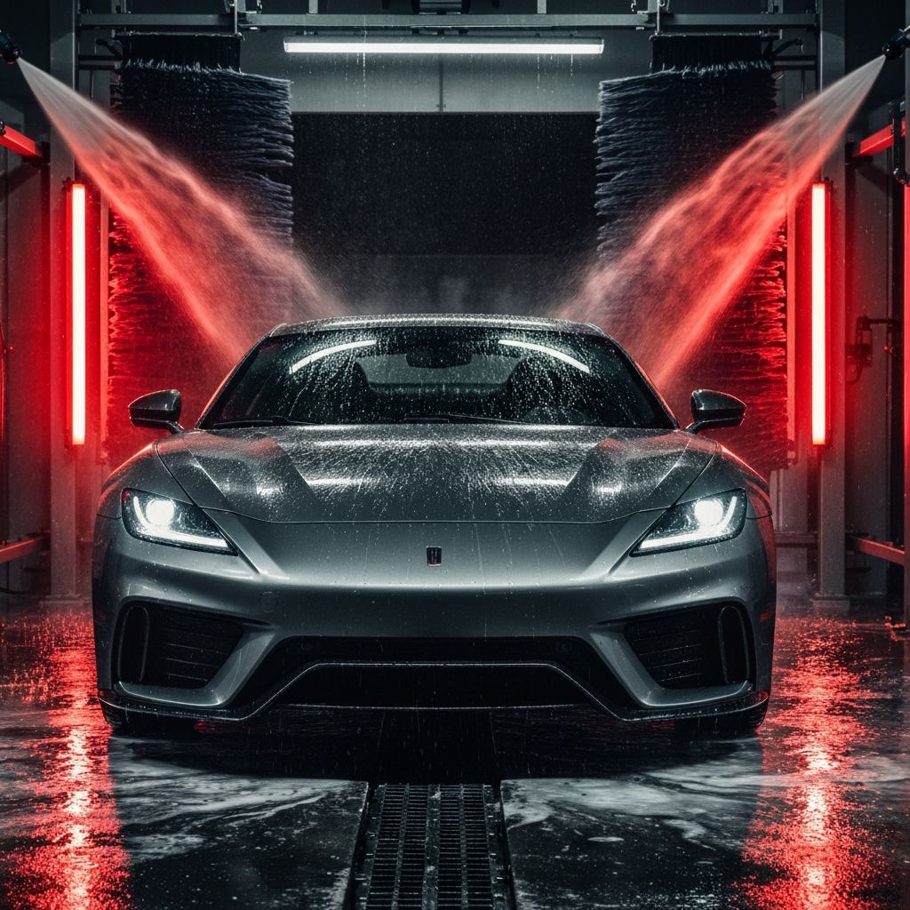 Professional car wash